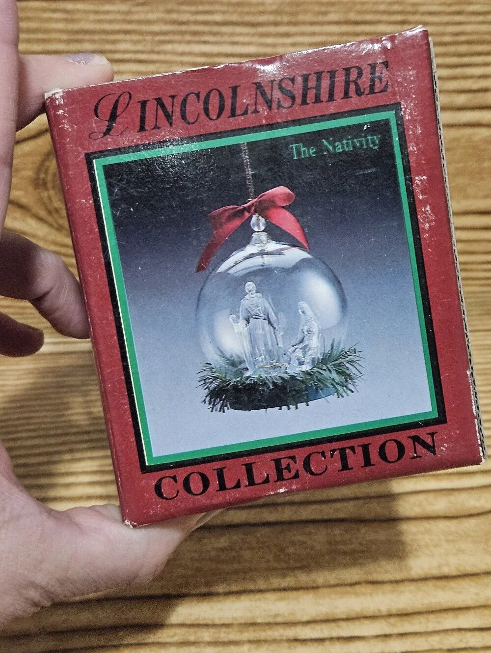 Vintage Lincolnshire Nativity ornament